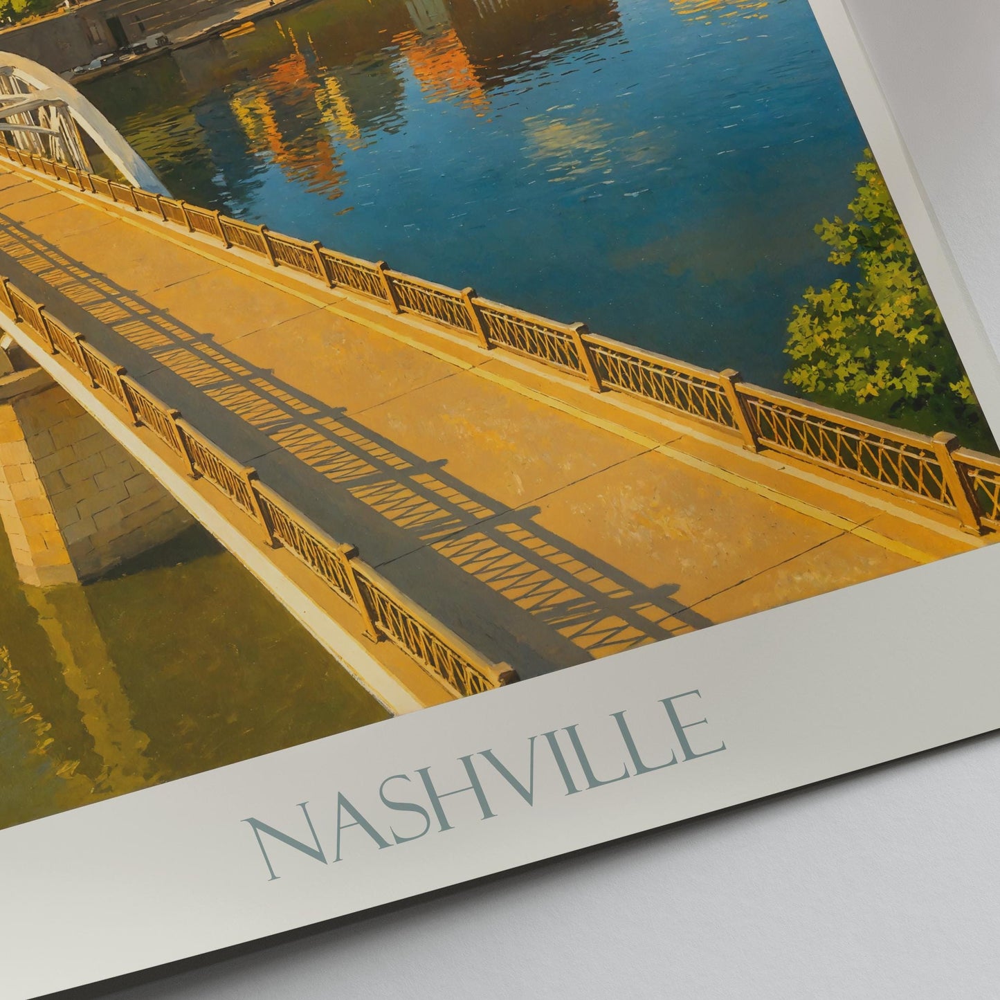 Nashville Travel Print ~ Tennessee Travel Poster |