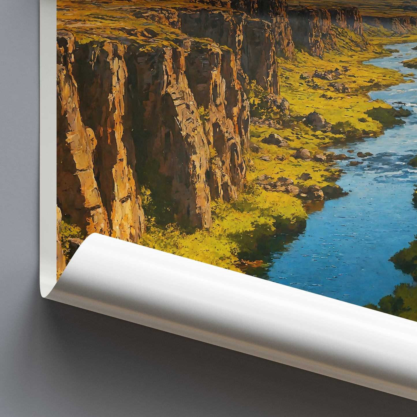 Thingvellir Travel Poster | Iceland National Park Art Print | Stunning Landscape Wall Decor | Nordic Gift Idea