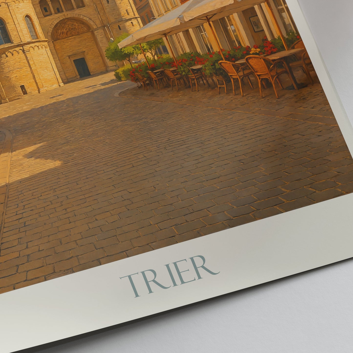 Trier Cathedral Travel Poster, Germany Cityscape Art Print | Medieval Architecture Wall Art & Home Decor | Old Town Souvenir Gift
