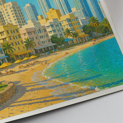 Miami Travel Print ~ Florida Travel Poster |