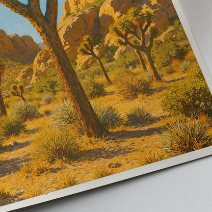 Joshua Tree National Park Travel Print ~ California Travel Poster