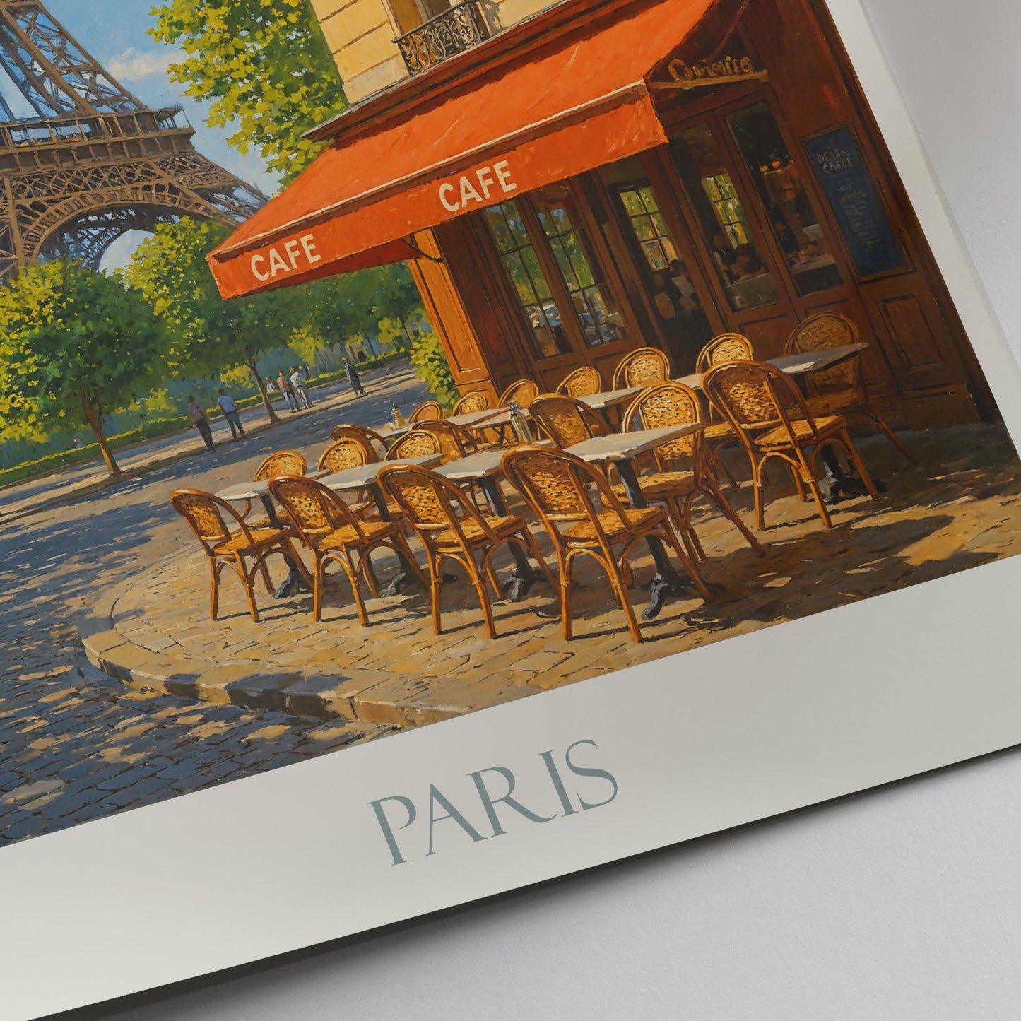 Paris Travel Print, Eiffel Tower ~ France Travel Poster