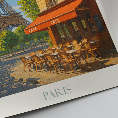 Paris Travel Print, Eiffel Tower ~ France Travel Poster