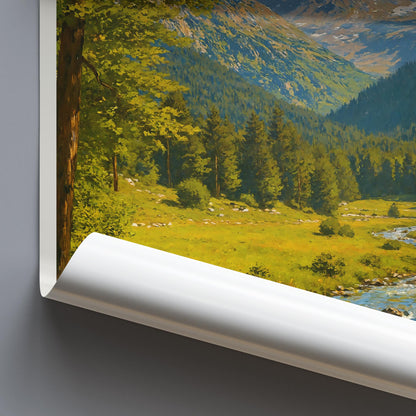 Stelvio National Park Travel Print ~ Italy Travel Poster