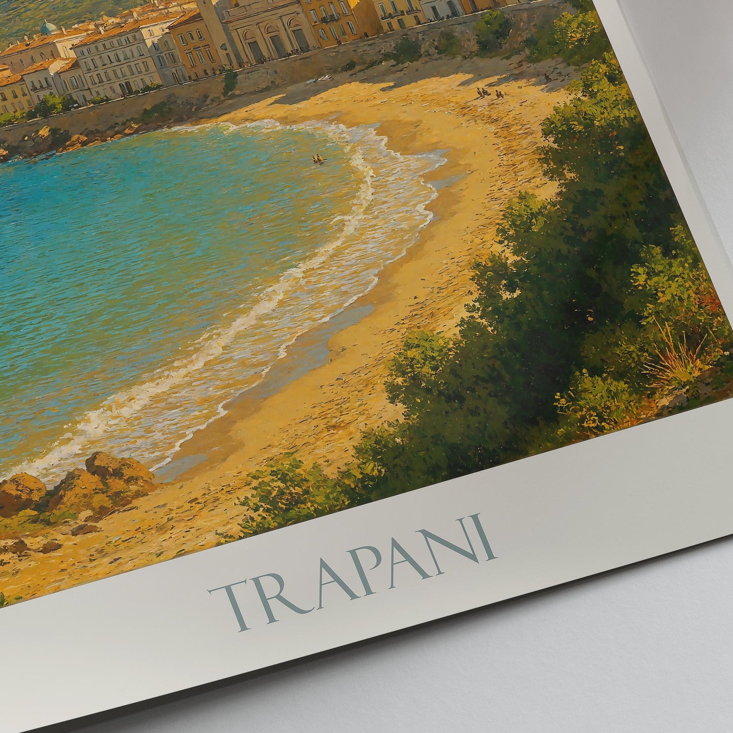 Trapani Travel Print ~ Sicily Italy Travel Poster