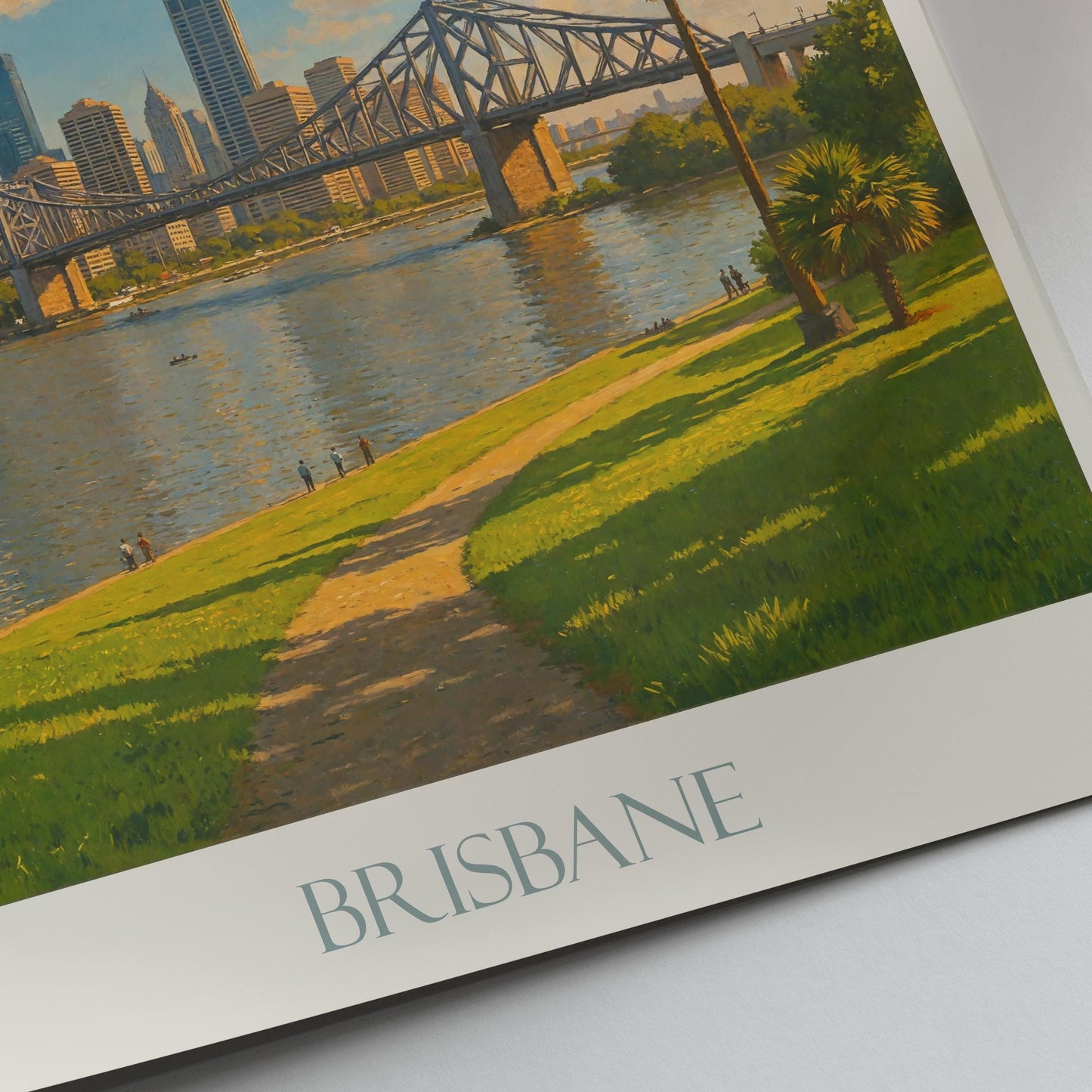 Brisbane Travel Print ~ Australia Travel Poster
