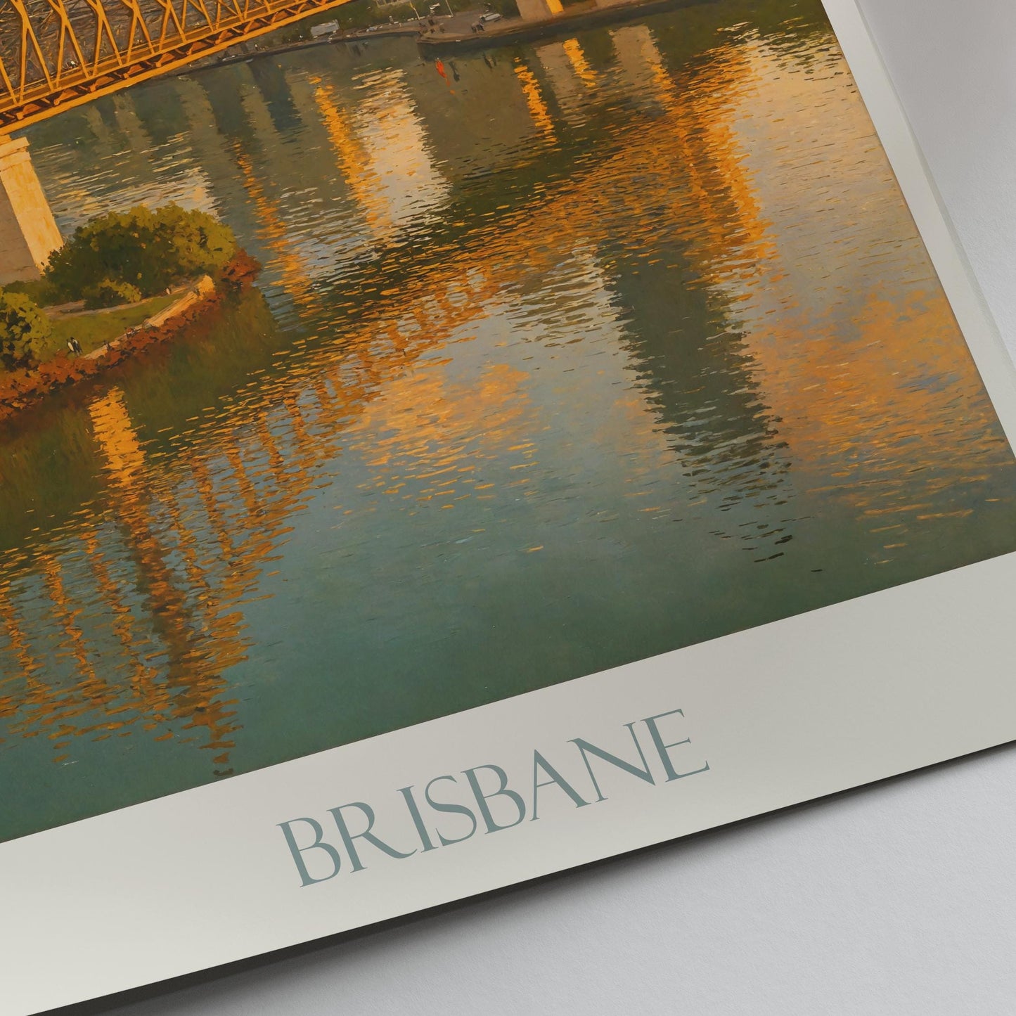 Brisbane Travel Print ~ Australia Travel Poster
