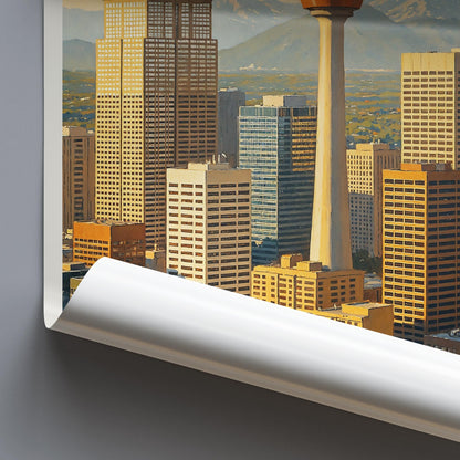 Calgary Travel Print ~ Canada Travel Poster