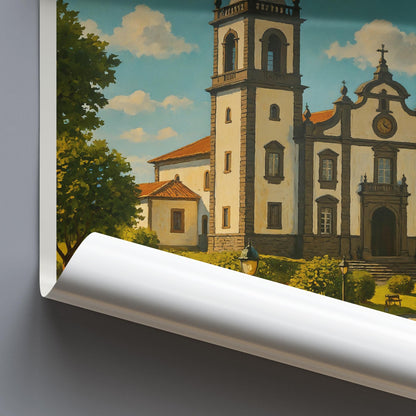 Azores Travel Print ~ Portugal Travel Poster | Painted Wall Art & Home Decor | Framed Personalized Print | Vacation Travel Gift