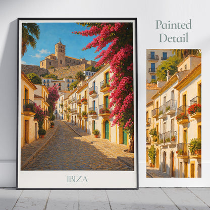 Ibiza Travel Print ~ Spain Travel Poster |