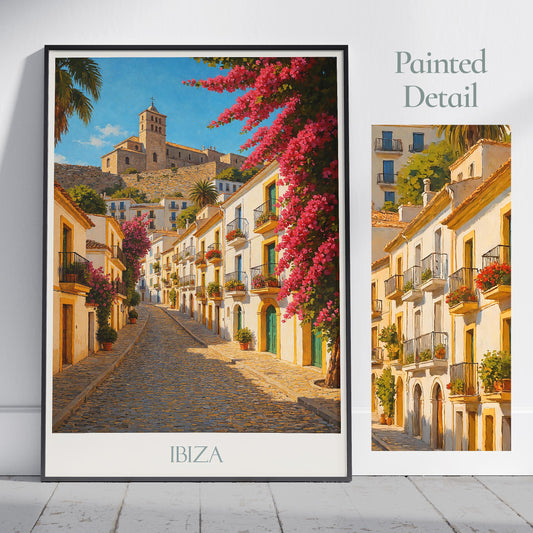 Ibiza Travel Print ~ Spain Travel Poster |