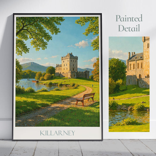 Killarney Travel Print ~ Ireland Travel Poster |