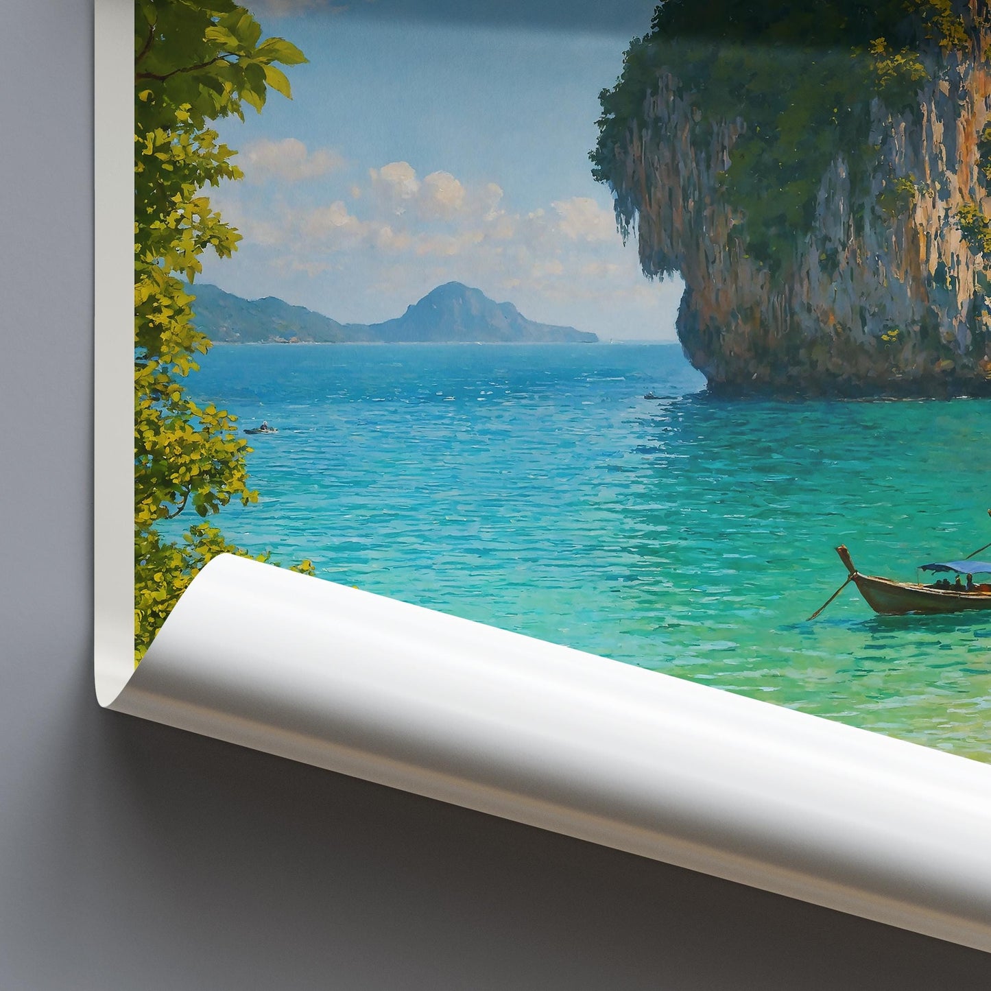 Krabi Travel Print ~ Thailand Travel Poster |