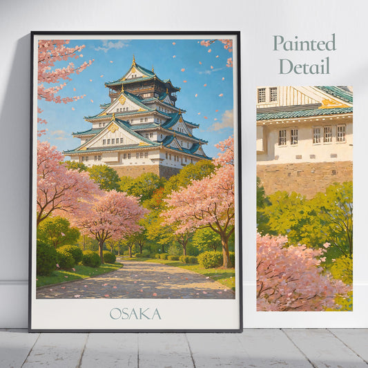 Osaka Travel Print ~ Japan Travel Poster