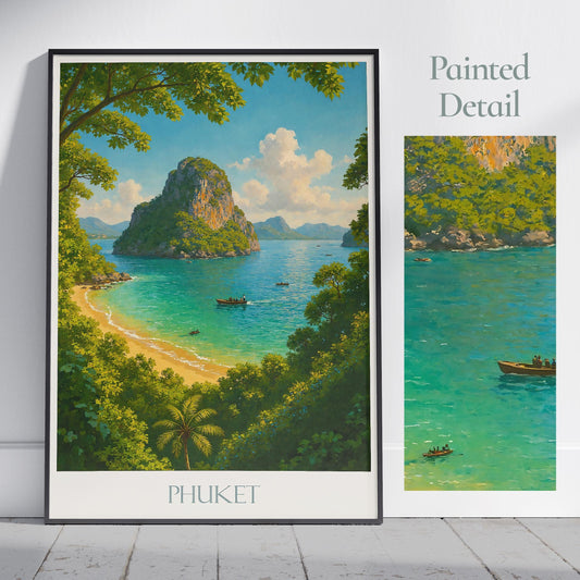 Phuket Travel Print ~ Thailand Travel Poster |