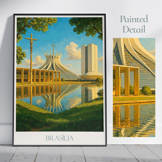 Brasilia Travel Print ~ Brazil Travel Poster