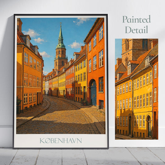 Copenhagen Travel Print ~ Denmark Travel Poster