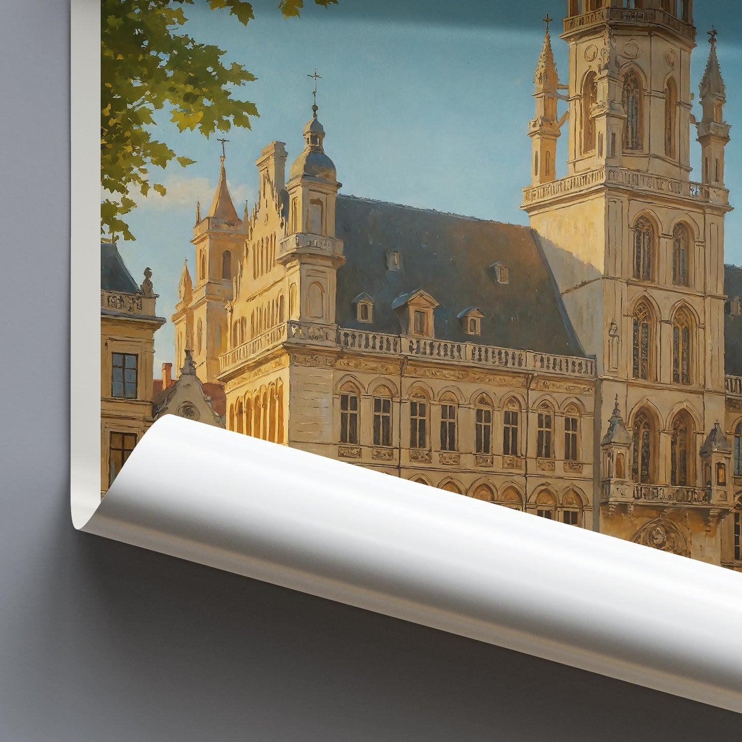 Brussels Travel Print ~ Belgium Travel Poster |