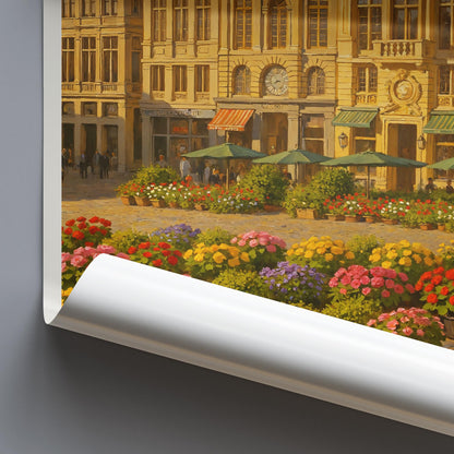 Brussels Travel Print ~ Belgium Travel Poster |