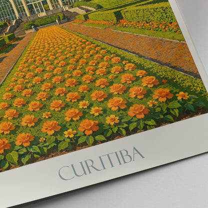 Curitiba Travel Print ~ Brazil Travel Poster