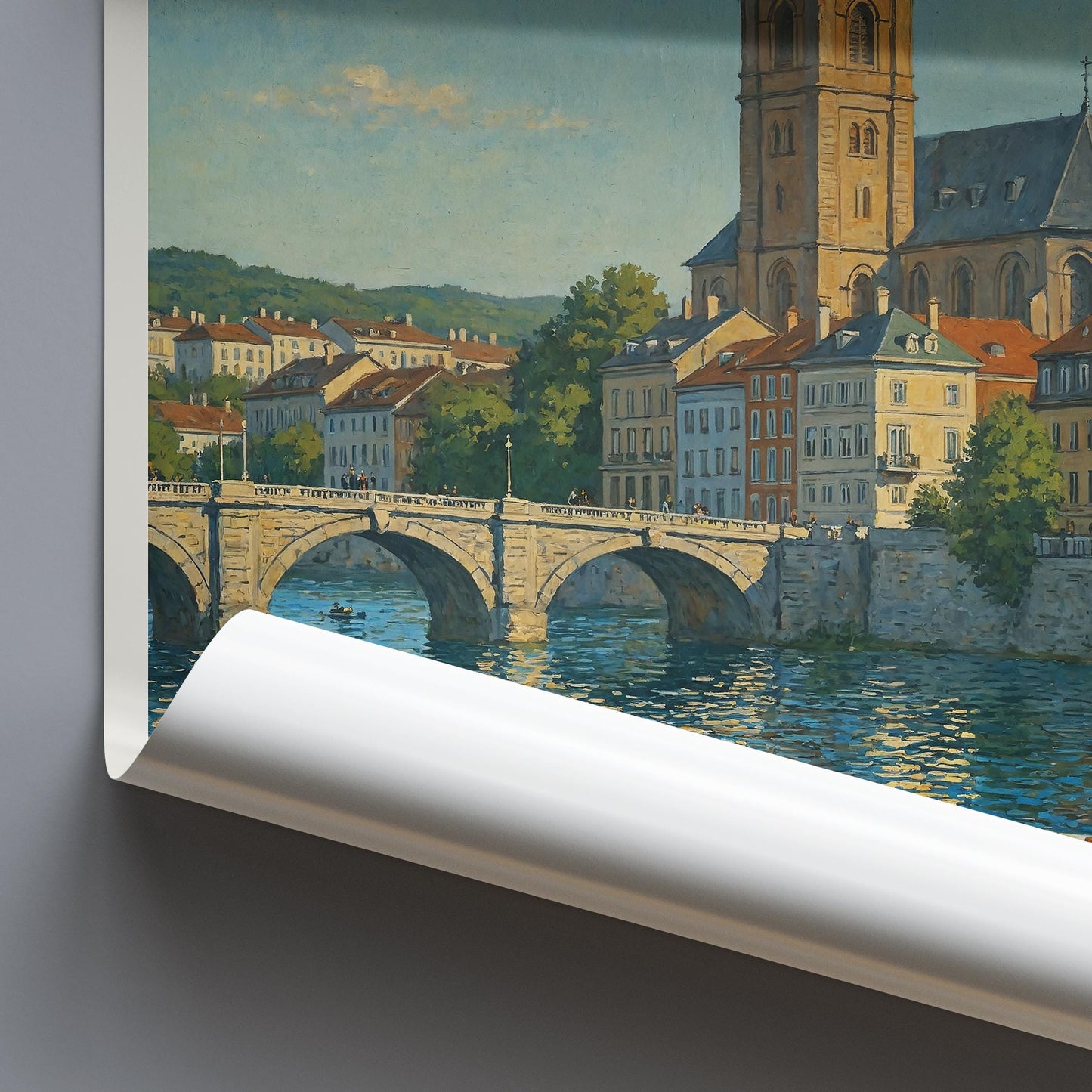 Liege Travel Print ~ Belgium Travel Poster |