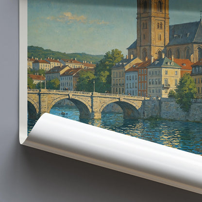 Liege Travel Print ~ Belgium Travel Poster |
