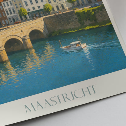 Maastricht Travel Print ~ Netherlands Travel Poster