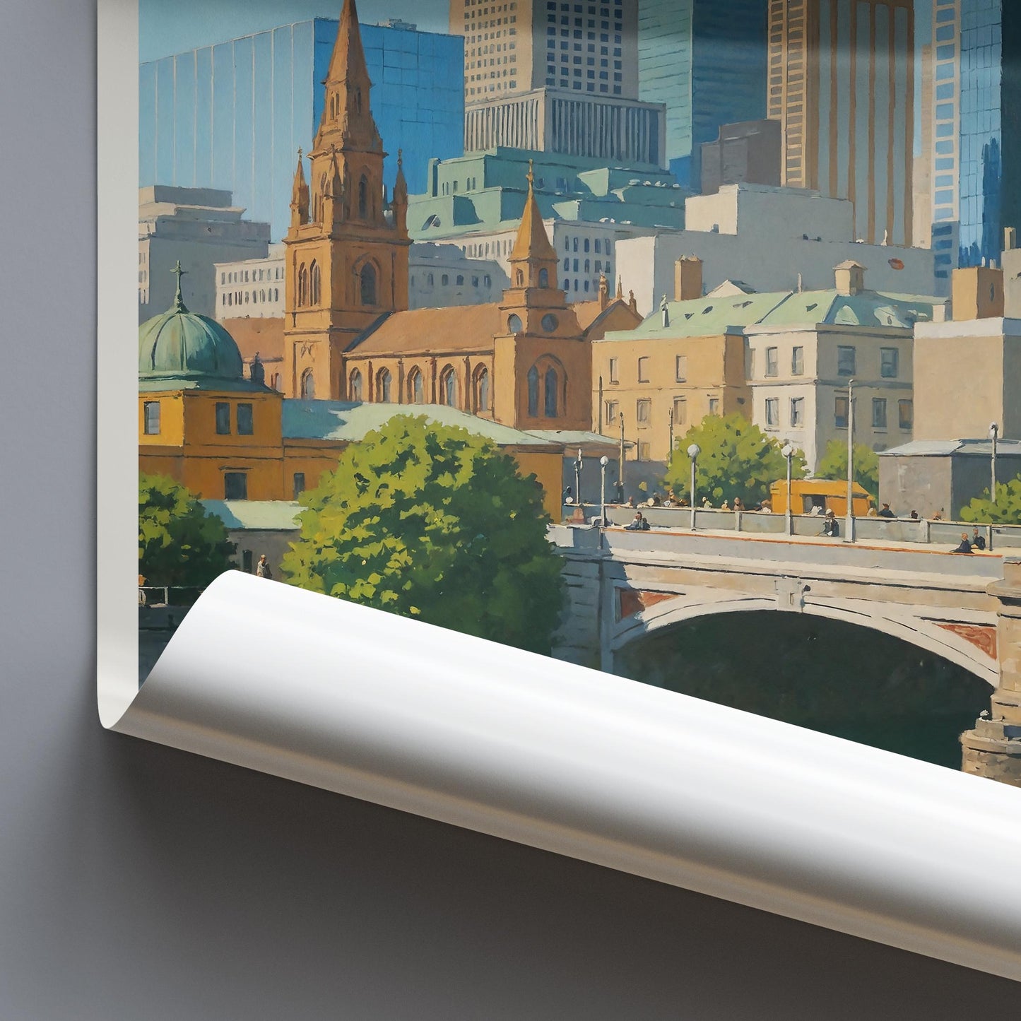 Melbourne Travel Print ~ Australia Travel Poster