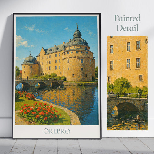 Orebro Travel Print ~ Sweden Travel Poster |