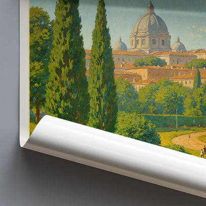 Rome Travel Print, Colosseum ~ Italy Roman Travel Poster | Framed Personalized Vacation Travel Gift