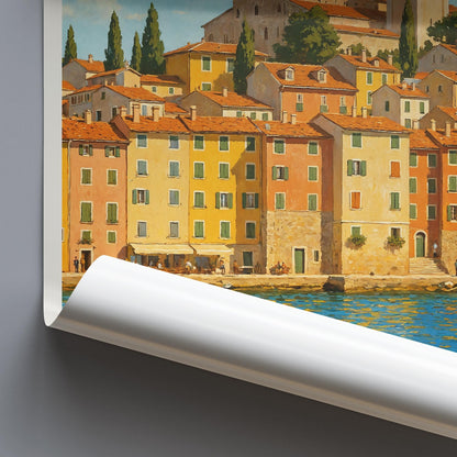 Rovinj Travel Print ~ Croatia Travel Poster |