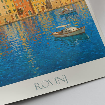 Rovinj Travel Print ~ Croatia Travel Poster |