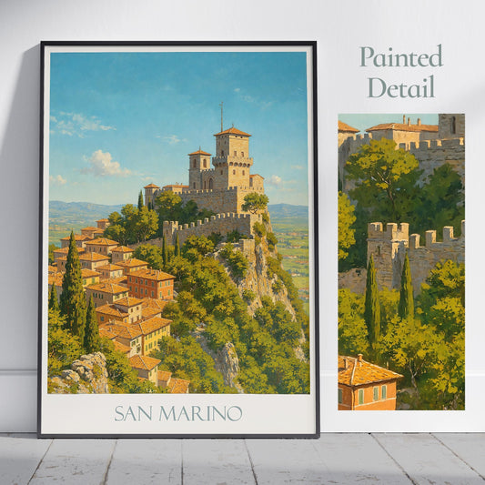 San Marino Travel Print ~ Travel Poster