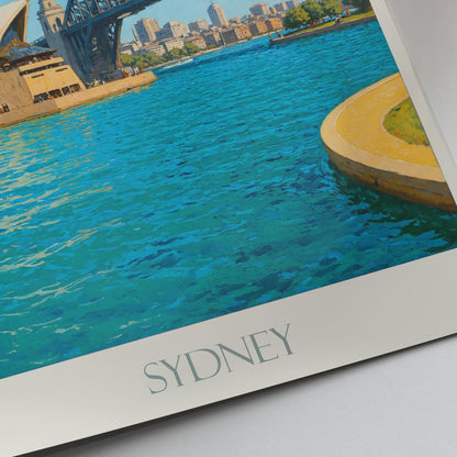 Sydney Travel Print ~ Australia Travel Poster |