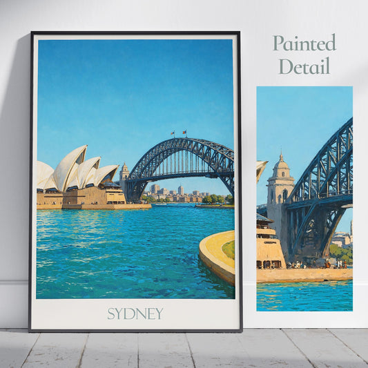 Sydney Travel Print ~ Australia Travel Poster |