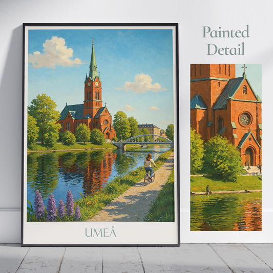 Umea Travel Print ~ Sweden Travel Poster |
