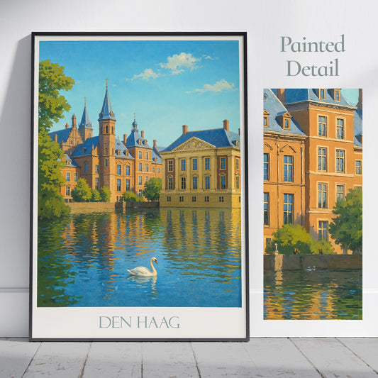 The Hague Travel Print ~ Netherlands Travel Poster
