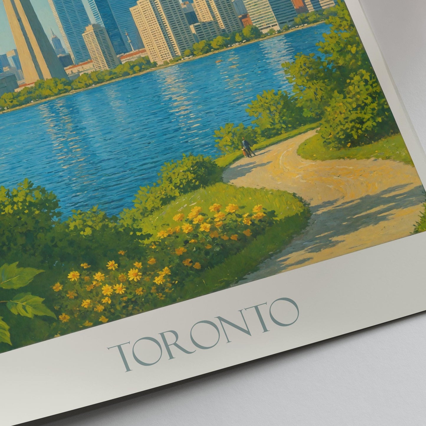 Toronto Travel Print ~ Personalized CN Tower Poster | CN Tower Wall Art | Toronto Travel Poster | Toronto Poster | Ontario Painting