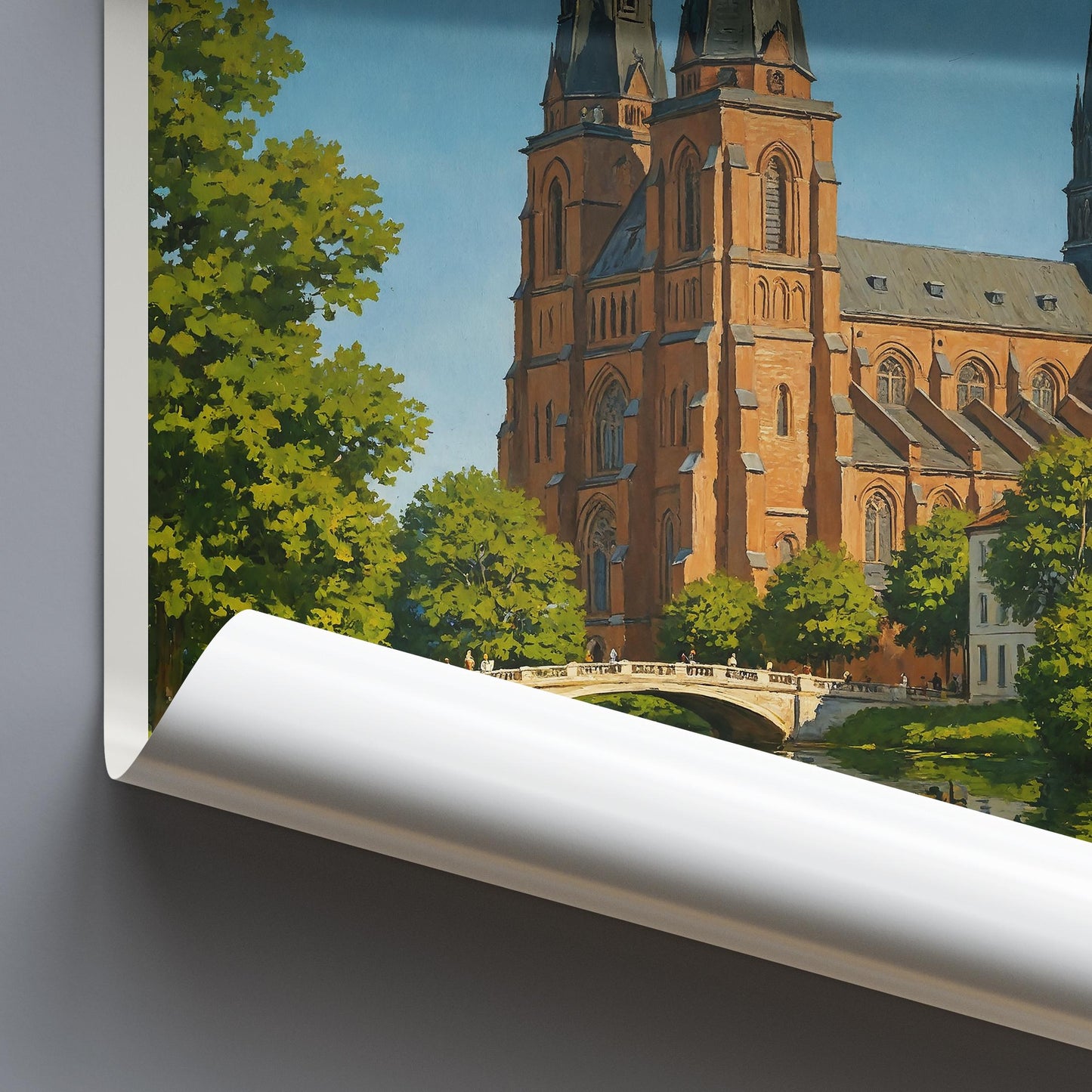 Uppsala Travel Print ~ Sweden Travel Poster |