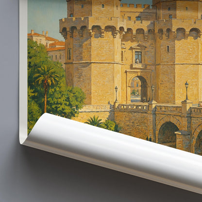 Valencia Travel Print ~ Spain Travel Poster |