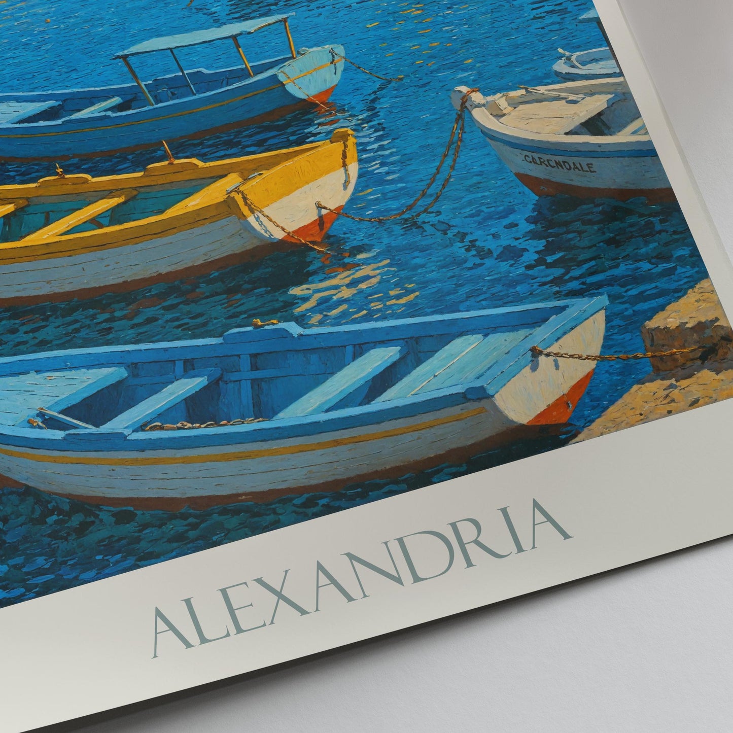 Alexandria Travel Print, Citadel of Qaitbay ~ Egypt Travel Poster |