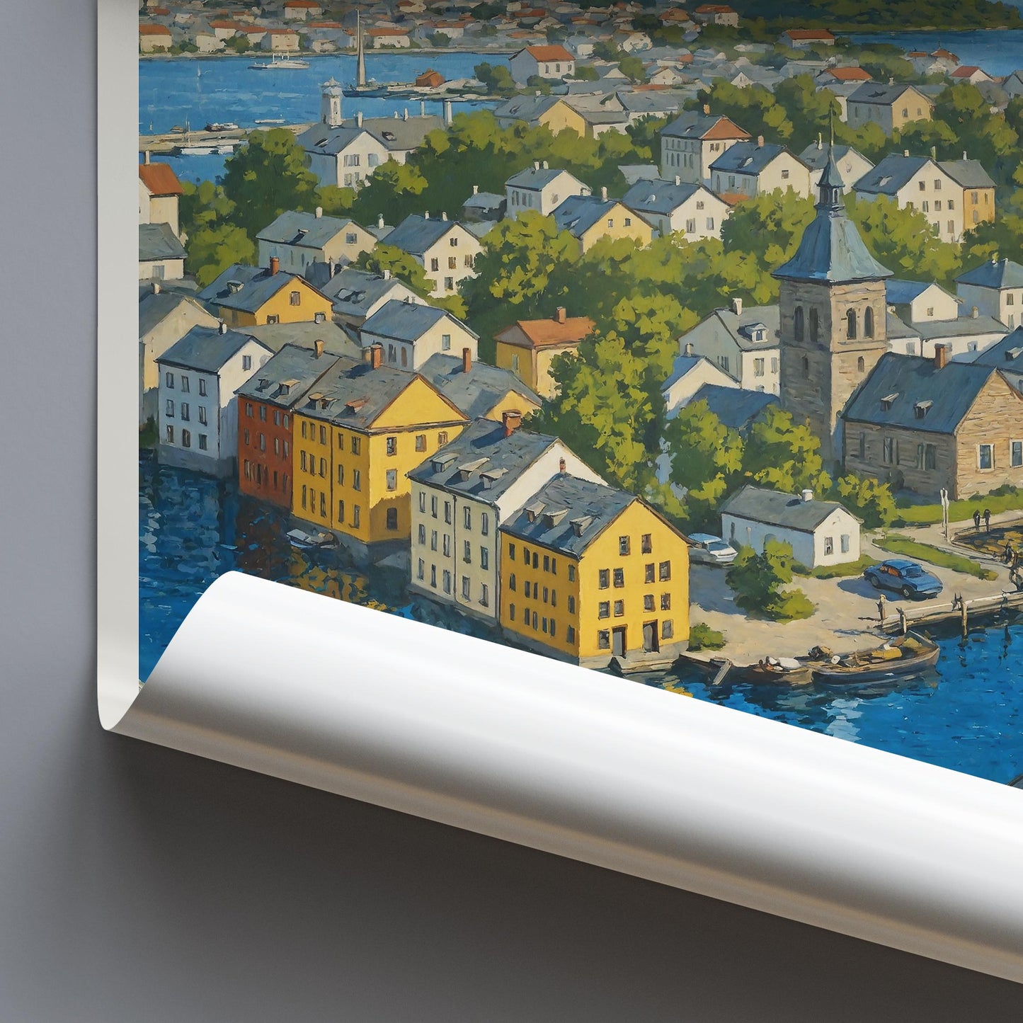 Alesund Travel Print ~ Norway Travel Poster |