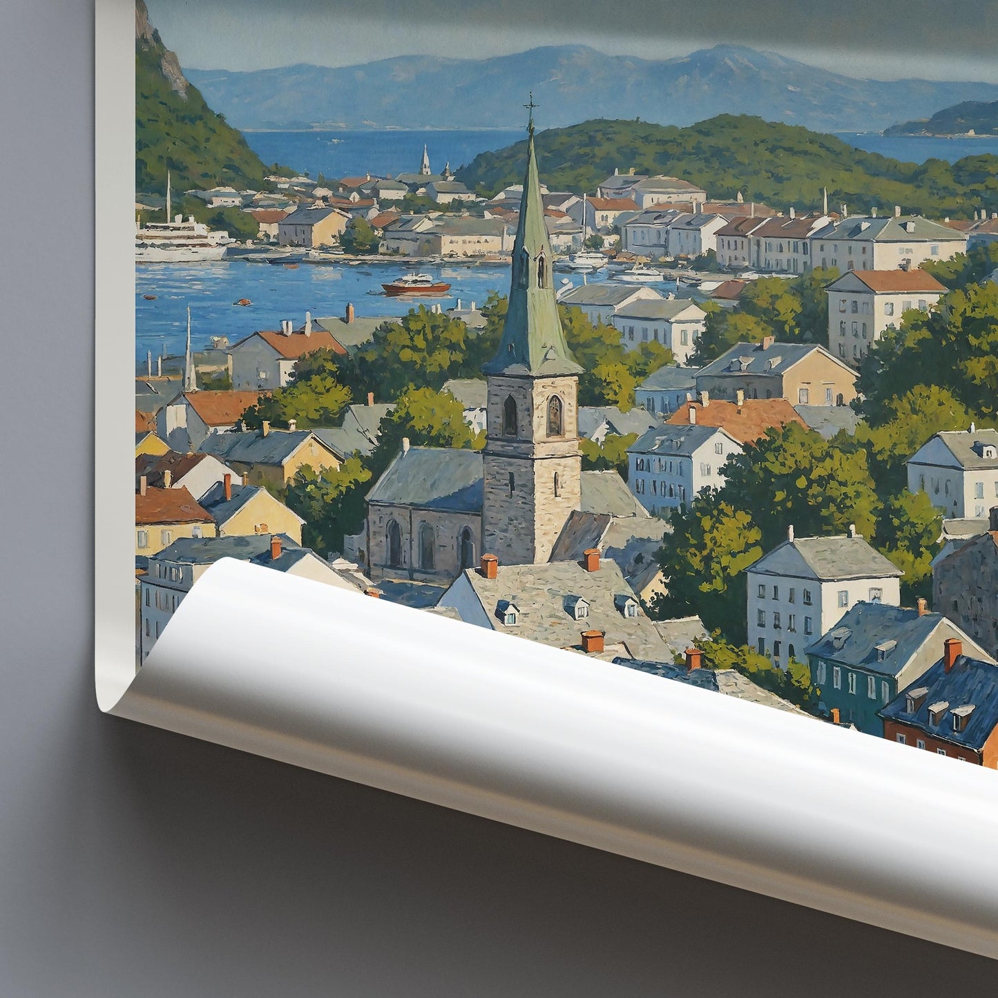 Ålesund Travel Print ~ Norway Travel Poster |