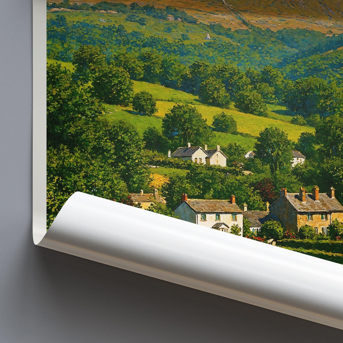 Coniston Travel Print, Lake District ~ Travel Poster | Framed Painting Print