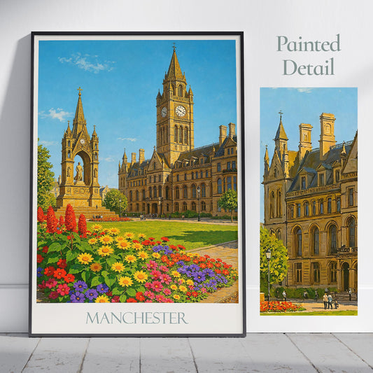 Manchester Travel Print ~ Poster Travel