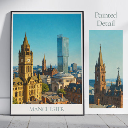 Manchester Travel Print ~ Poster Travel