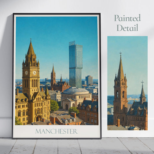 Manchester Travel Print ~ Poster Travel