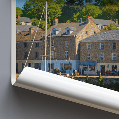 Padstow Travel Print ~ Cornwall Travel Poster |