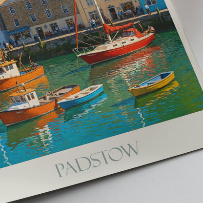 Padstow Travel Print ~ Cornwall Travel Poster |