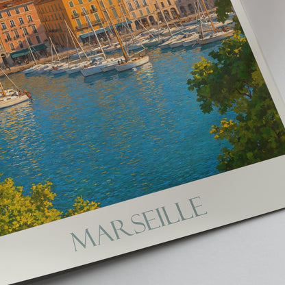 Marseille Travel Print ~ France Travel Poster
